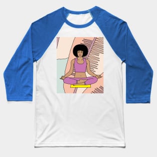 Yoga Yoga Meditation Relaxation Baseball T-Shirt